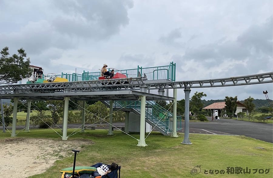 御坊総合運動公園のサイクルモノレール