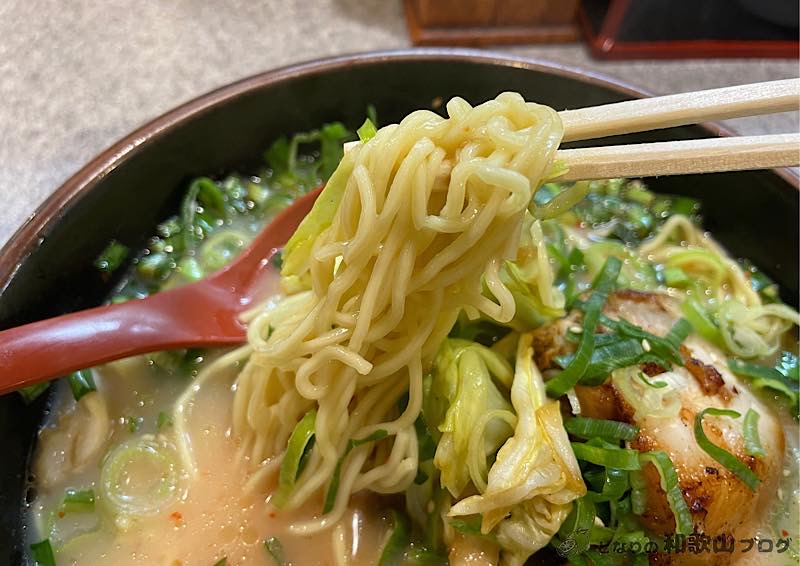 薩摩ラーメン四天王の麺