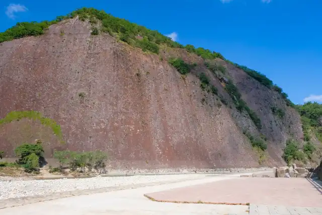 古座川の一枚岩