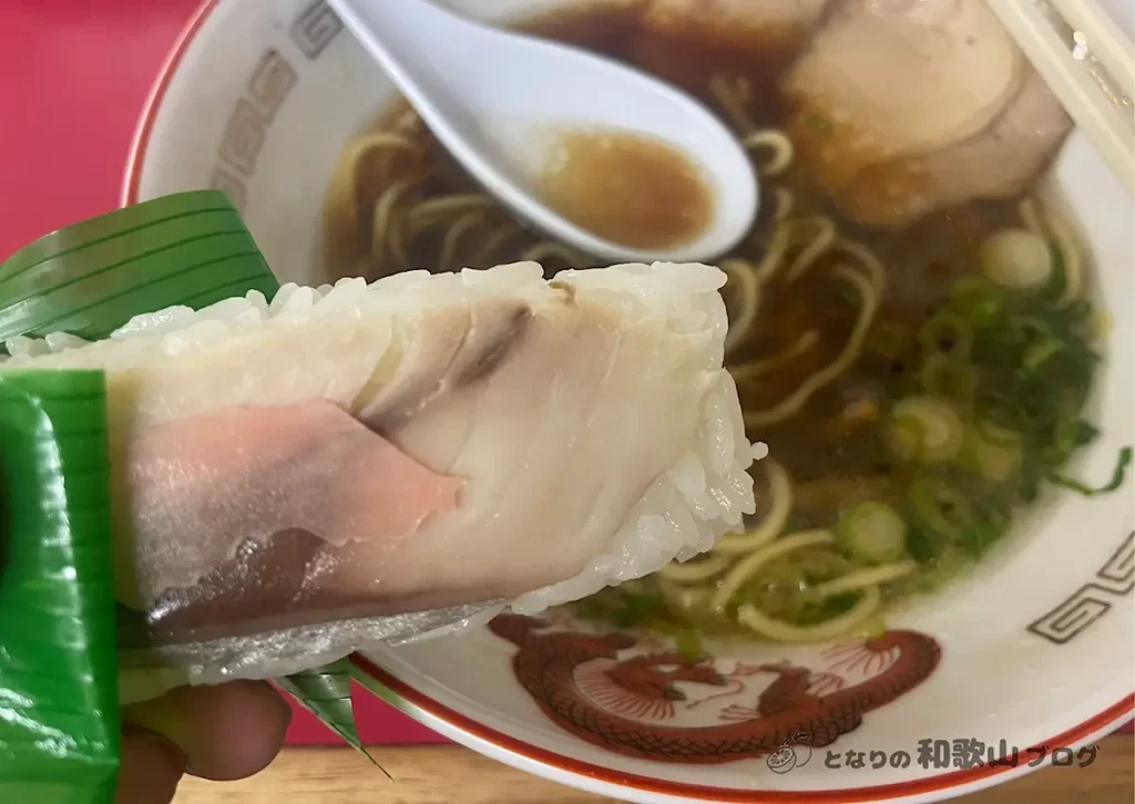 和歌山ラーメン店の定番「早寿し」|丸平