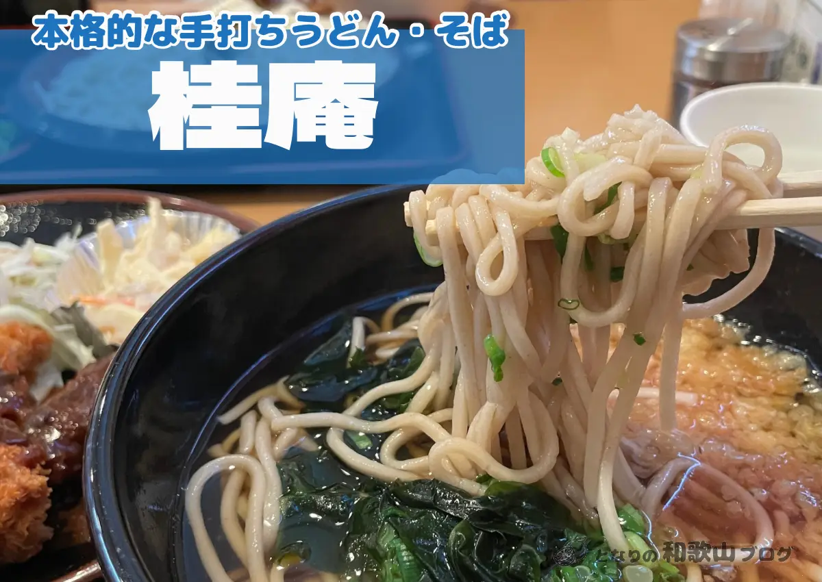 【和歌山市】桂庵（かつらあん）｜毎日仕込む手打ちのそば・うどん