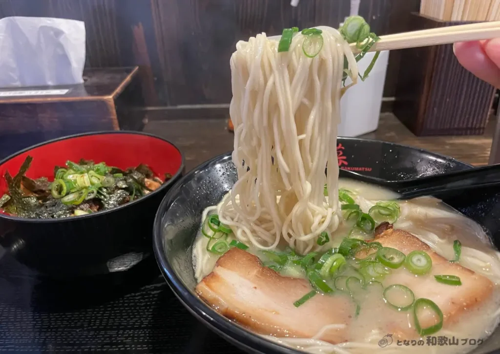 ら〜めん幕末のストレート細麺