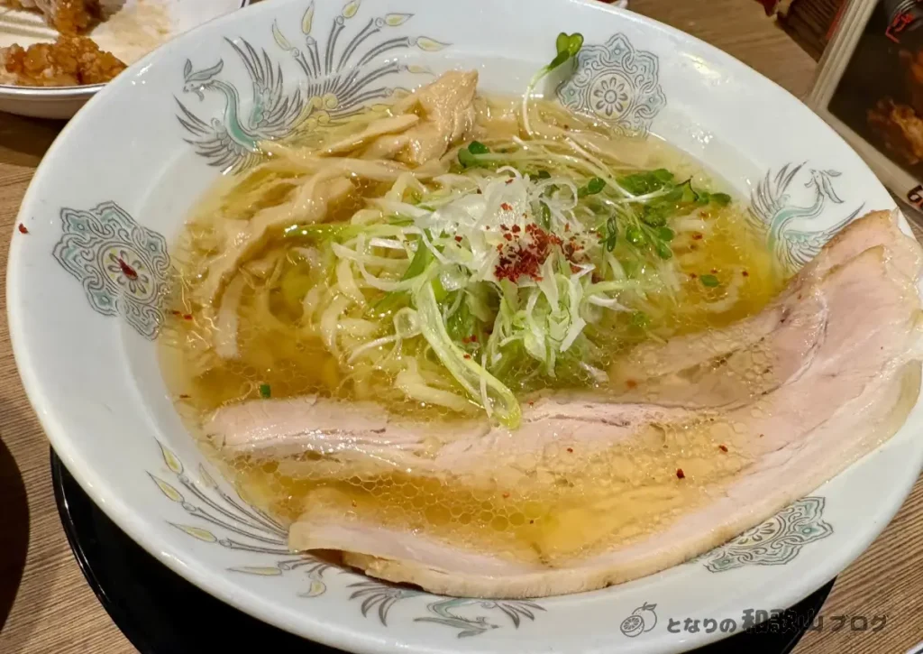 麺屋ひしお 湯浅白醤油ラーメン